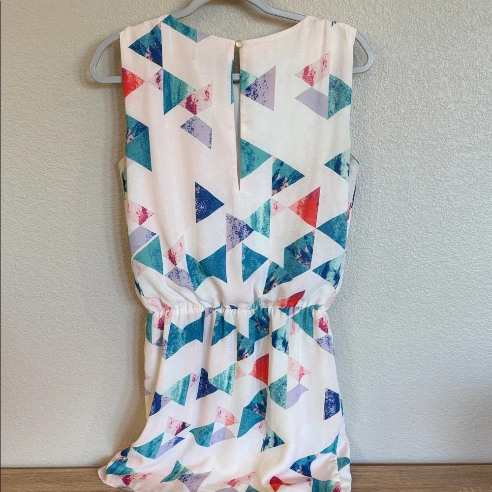 Sam Edelman Colorful Triangle Print Dress